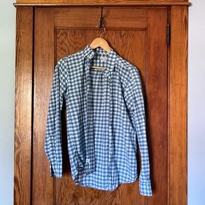Steven Alan Men’s Size Small Reverse Seam Gingham Check Shirt